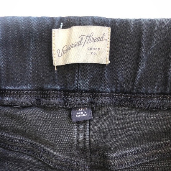 Universal Thread High Rise Pull on Jegging SZ 6 - Picture 2 of 6